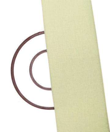 lime green plain linen fabric